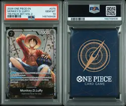 2026 One Piece Monkey D. Luffy #P-075 Tin Pack Set Vol.2 Promo PSA 10 - Image 3