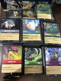 Disney Lorcana Bulk Lot 1000 Cards Great For Deck Building - Image 2