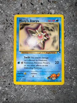 Pokemon TCG Cards Misty's Staryu 90/132 Gym Heroes NM - Image 3