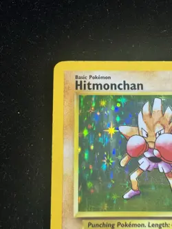 Pokemon TCG Hitmonchan Holo Rare Card 7/102 Base Set WOTC 1999 NM/LP Condition - Image 2