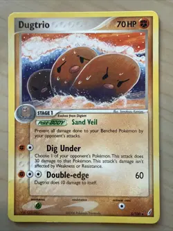 Pokemon Dugtrio TCG Card 5/100 Crystal Guardians Series - Image 1