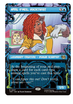 April O'Neil, Hacktivist (0227) - Showcase Teenage Mutant Ninja Turtles MTG - Image 1