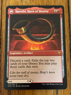 Birgi, God of Storytelling - Harnfel, Horn of Bounty - Kaldheim - MTG - 123/285 - Image 2