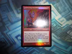 MTG Magic Foil Flamekin Harbinger EX/LP+ Lorwyn - Image 2