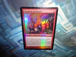 MTG Magic Foil Flamekin Harbinger EX/LP+ Lorwyn - Image 3