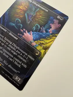 Spitting Dilophosaurus (Borderless) Universes Beyond: Jurassic Park World... - Image 2