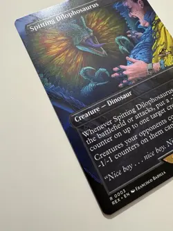 Spitting Dilophosaurus (Borderless) Universes Beyond: Jurassic Park World... - Image 3