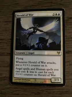 MTG Herald of War - FOIL!! (Avacyn Restored) - Image 1