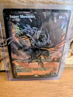 Magic: The Gathering = TMNT SUPER SHREDDER (Showcase) RARE FOIL - Image 1
