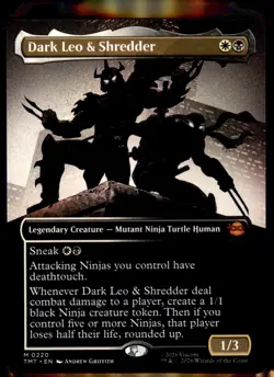 Dark Leo & Shredder (Borderless) M TMT 220 NM - Image 1