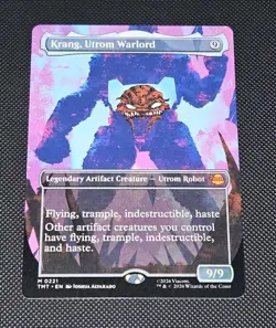 MTG Krang, Utrom Warlord 0221 BORDERLESS | NM Near Mint | TMNT | 2026 - Image 1