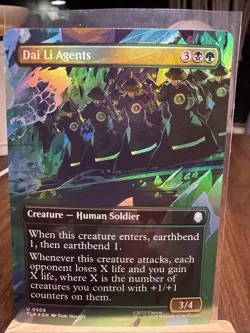 Dai Li Agents (Borderless) Avatar: The Last Airbender Foil - Image 1