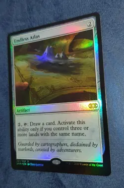 MTG *FOIL * Double Masters Rare ENDLESS ATLAS NM - Image 1