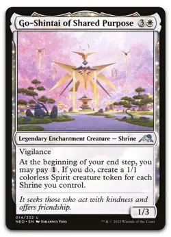 Go-Shintai of Shared Purpose #14 (NM) Kamigawa Neon Dynasty NEO Magic MTG - Image 1