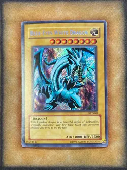 Yugioh Blue-Eyes White Dragon BPT-009 Secret Rare MP - Image 1