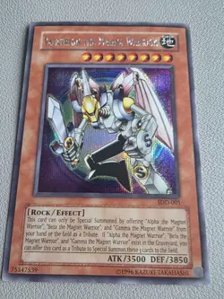 Valkyrion The Magna Warrior SDD-001 Secret Rare - - Image 1