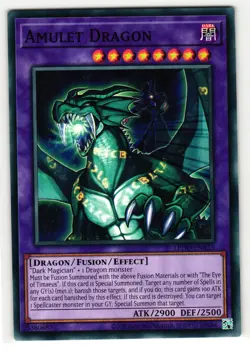 AMULET DRAGON LEDD-ENA35 COMMON YU-GI-OH TCG - Image 1