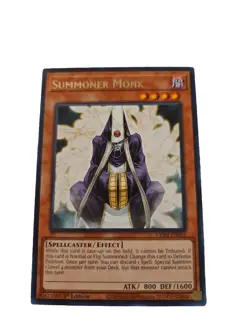 YUGIOH Ultra Rare Summoner Monk LCYW-EN166 1st Edition NM - Image 3