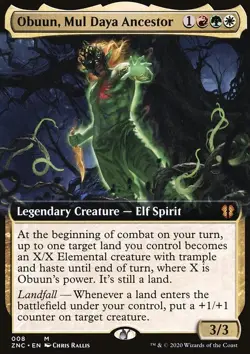 MTG Obuun, Mul Daya Ancestor (8/155) Zendikar Rising Commander NM - Image 1