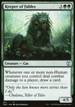 MTG Magic the Gathering Keeper of Fables (71/155) Zendikar Rising Commander NM - Image 1