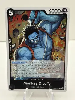 Monkey D. Luffy OP07-091 R 500 Years in the Future ONE PIECE Card Game English - Image 1