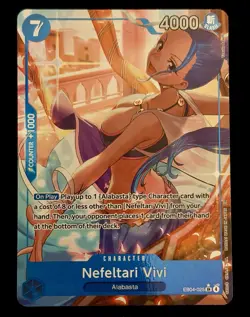 Nefeltari Vivi EB04-025 SR ALT ART The Azure Erase Seven One Piece CCG ENGLISH - Image 1