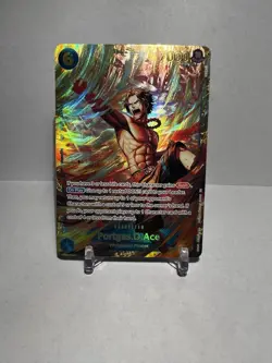 Portgas.D.Ace Secret Rare Foil Holo #OP13-119 One Piece Carrying On His Will NM - Image 1