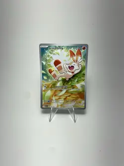 Pokemon Scorbunny Holo Rare 225/217 70 HP 10+ ATK ASCN Pokemon TCG Card Near Mnt - Image 1