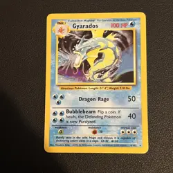 Pokemon Gyarados Holo Card 6/102 Base Set Unlimited LP - Image 4