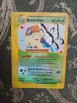 Butterfree 5/165 Expedition 2002 REVERSE Rare Holo e-Series Pokemon Card TCG - Image 4