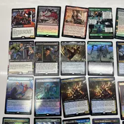 MTG Marvel Spider-Man Lot (35 Cards) – Foils, Venom, Miles, Goblin, Carnage - Image 2