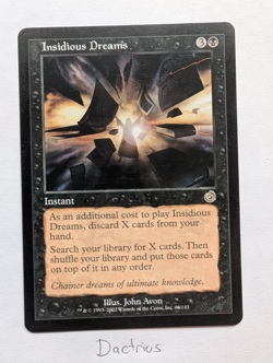 Insidious Dreams - Torment - MtG - Image 1