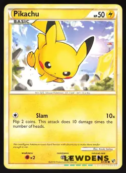 Pikachu - 61/90 - Common - Undaunted - Pokemon Card - Image 1
