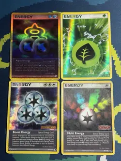 Vintage Ex Era Stamped Energy Full Art Reverse Holo Foil 4 Pokemon Card Lot HP - Image 1