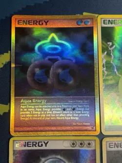 Vintage Ex Era Stamped Energy Full Art Reverse Holo Foil 4 Pokemon Card Lot HP - Image 2