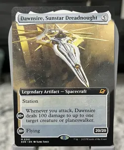 MTG Dawnsire, Sunstar Dreadnought (Extended Art) Edge of Eternities - Image 1