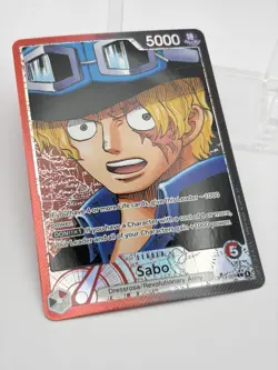 Sabo OP13-004 Alt Art Leader Carrying On His Will One Piece Card TCG English - Image 2