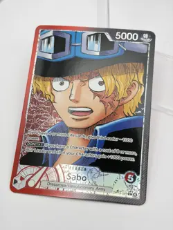 Sabo OP13-004 Alt Art Leader Carrying On His Will One Piece Card TCG English - Image 3