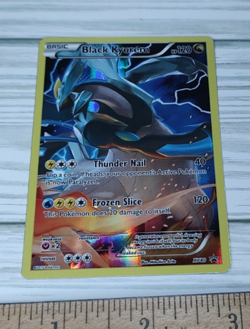 Pokemon TCG Black Kyurem XY80 Full Art Black Star Holo Promo Card TCG - Image 1
