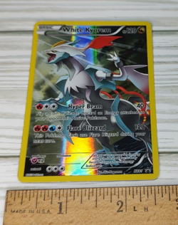 Pokemon White Kyurem Full Art Black Star Promo XY81 XY Holo Trading Card TCG - Image 1