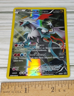 Pokemon White Kyurem Full Art Black Star Promo XY81 XY Holo Trading Card TCG - Image 2