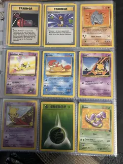 Pokemon TCG Lot Of 9 Vintage Cards From Various Sets WOTC LP/MP - Image 1