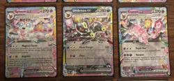 POKEMON TCG Prismatic Evolutions EEVEELUTIONS EX Rainbow 9 Cards COMPLETE SET - Image 4