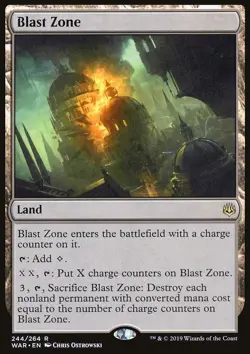 MTG Magic the Gathering Blast Zone (244/330) War of the Spark NM - Image 1
