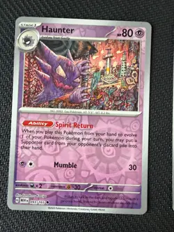 Haunter~Reverse Holo~ Tomokazu Komiya Gallery~ Pokemon Cards - Image 1
