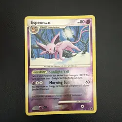 Espeon 18/100 Pokemon Diamond and Pearl Majestic Dawn Rare Card Holo - Image 1