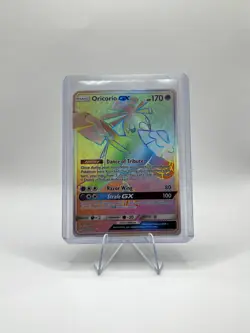 Pokemon Oricorio GX TCG Sun & Moon Cosmic Eclipse Holo Card 255/236 Secret Rare - Image 1