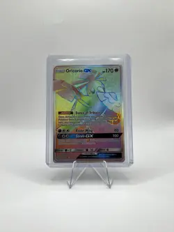 Pokemon Oricorio GX TCG Sun & Moon Cosmic Eclipse Holo Card 255/236 Secret Rare - Image 2