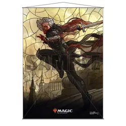 Stained Glass Planeswalkers Wall Scroll Sorin for Magic Ultra Pro # 18176 - Image 1