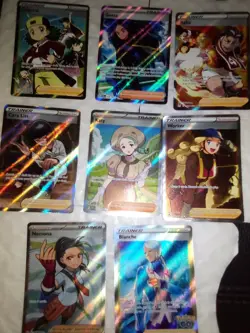 Pokemon full art Trainer card lot, Katy Geeta Nemona Cara Liss Blanche Copycat - Image 1